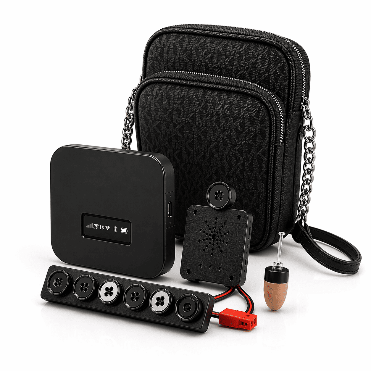 Professional remote surveillance deployment system designed for investigative operations and mobile field monitoring applications